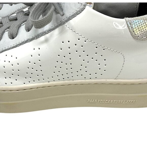 NIB P448 Thea Sneakers Unicorn US Size 8.5 EUR 39 Platform Low Top Leather Italy - Picture 8 of 15